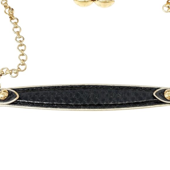 LOUIS VUITTON Vintage Monogram Aumoniere Mini Evening Bag Black Satin [106329] - Picture 11 of 12